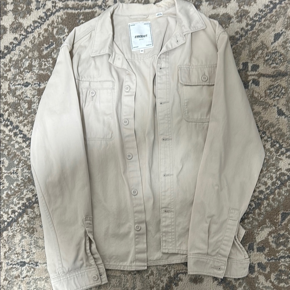 Produkt Light Tan Button-Up Jacket